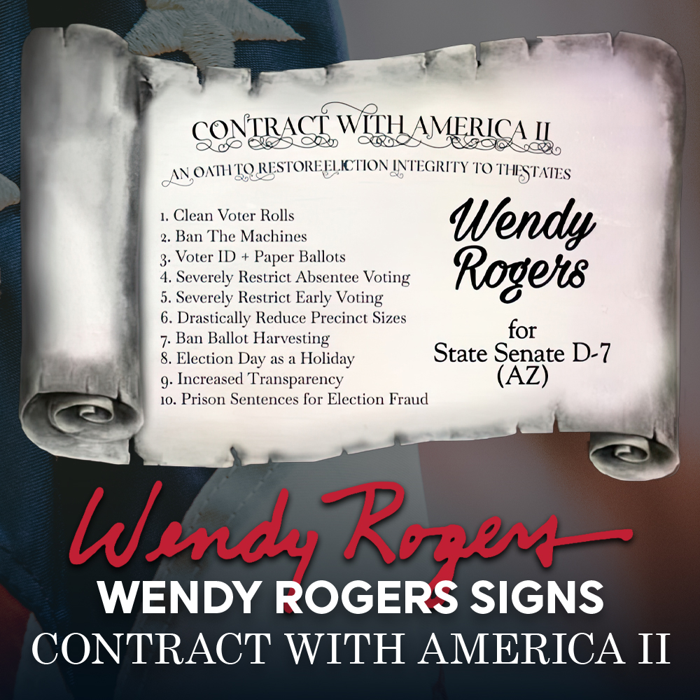 Wendy Rogers Signs Seth Keshel’s Contract With America II
